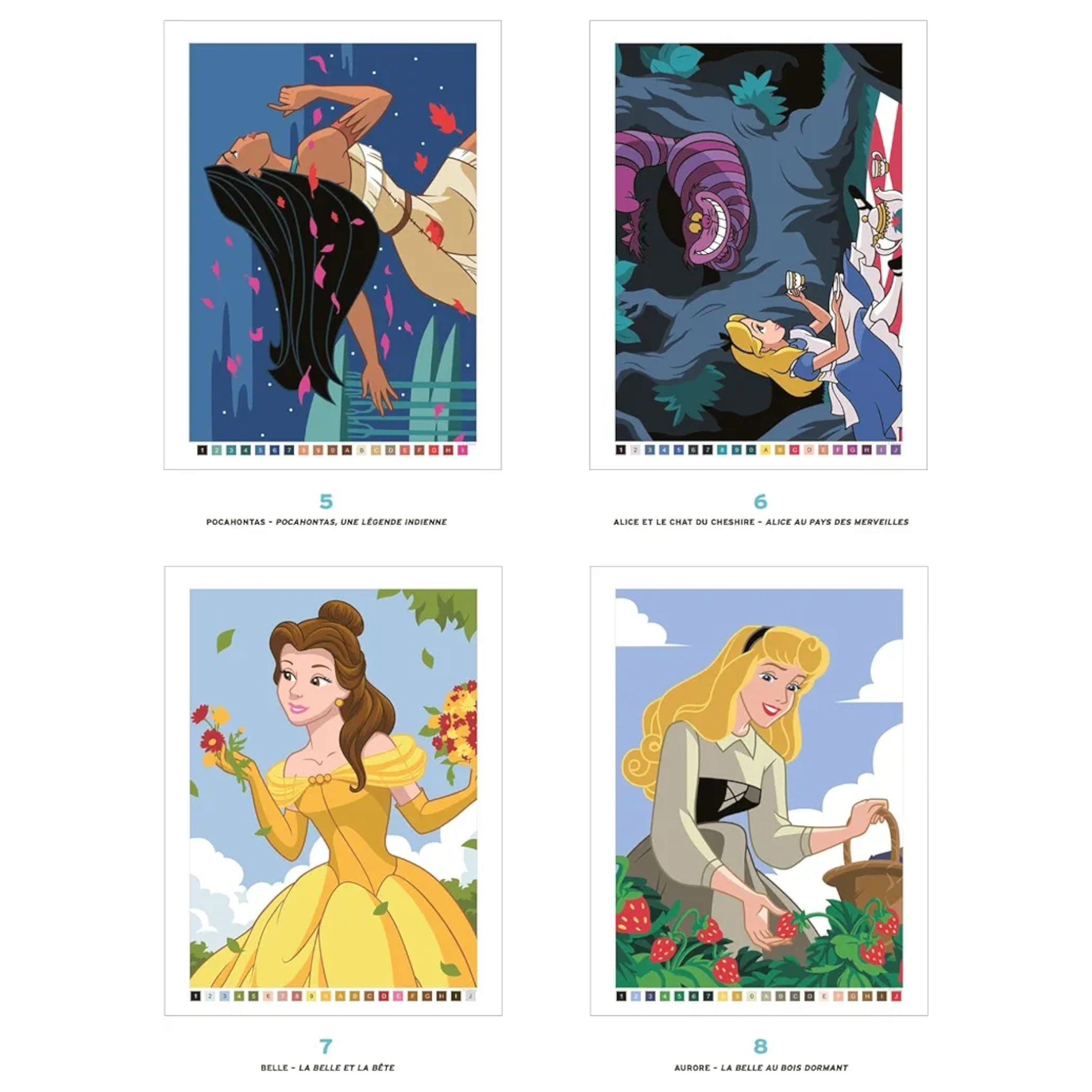 Livre de coloriages mystères Disney - Saisons - Coloriages Art Thérapie - Hachette Heroes J'M T Créa