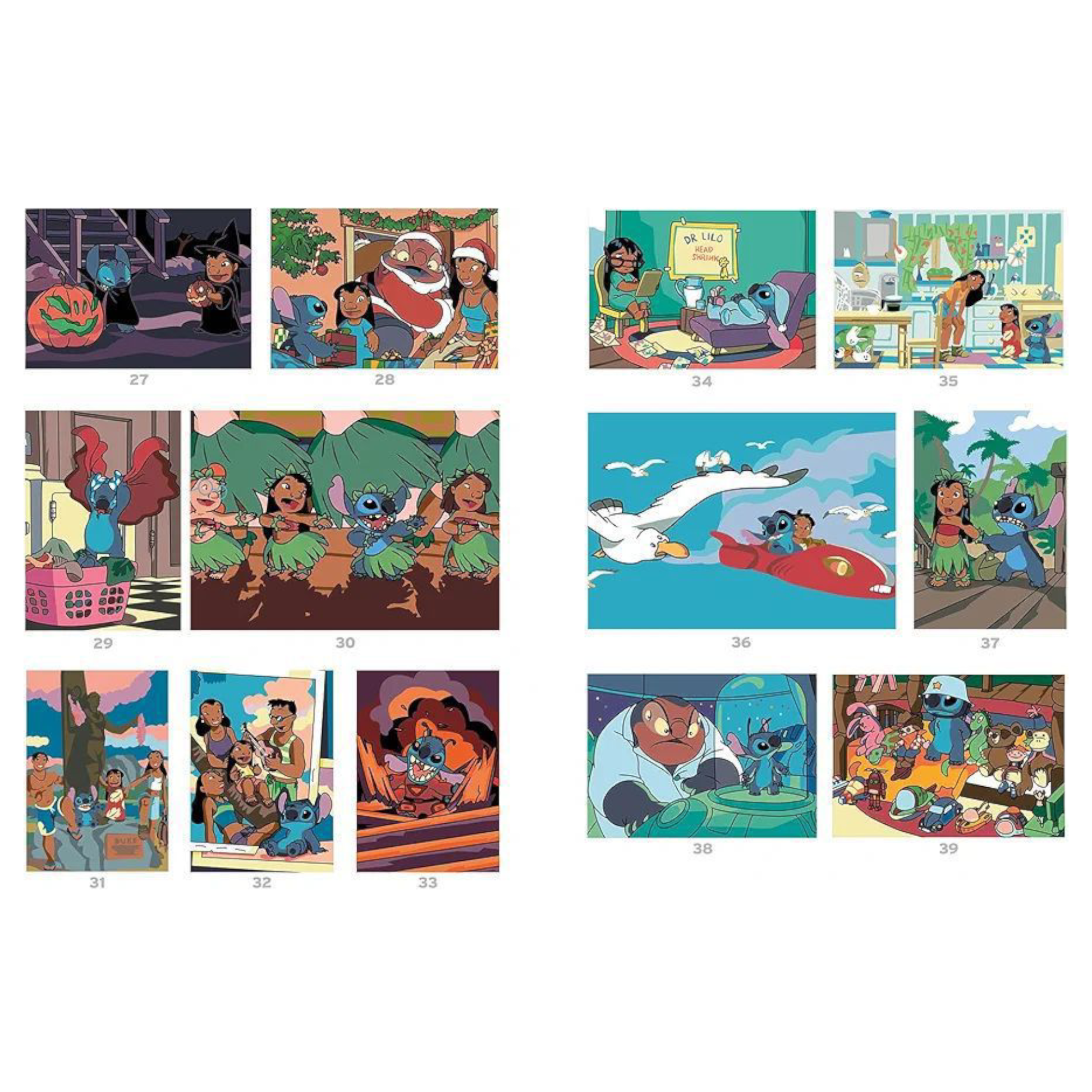 Livre de coloriages mystères Disney - Spécial Film Lilo & Stitch - Coloriages Art Thérapie - Hachette Heroes J'M T Crea