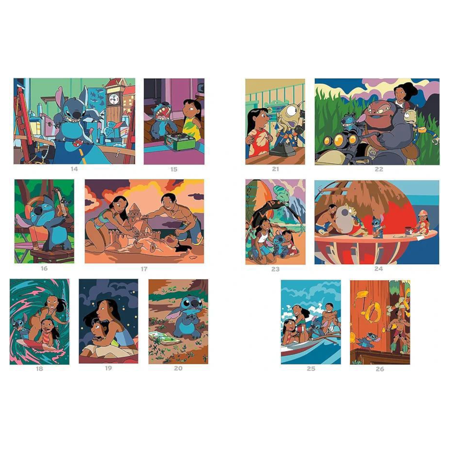 Livre de coloriages mystères Disney - Spécial Film Lilo & Stitch - Coloriages Art Thérapie - Hachette Heroes J'M T Crea