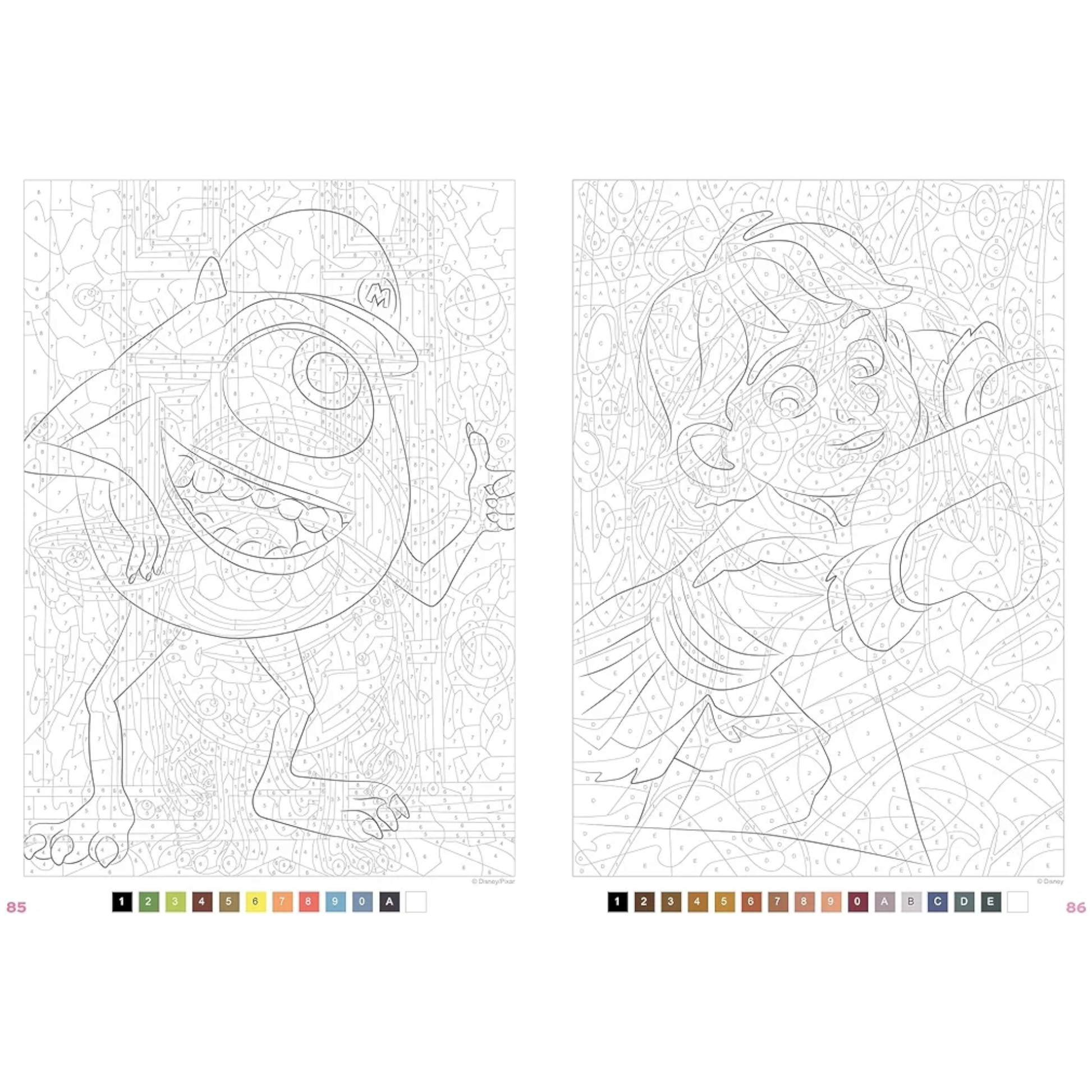 Livre de coloriages mystères Disney - Trompe l’œil Babies - Coloriages Art Thérapie - Hachette Heroes J'M T Créa