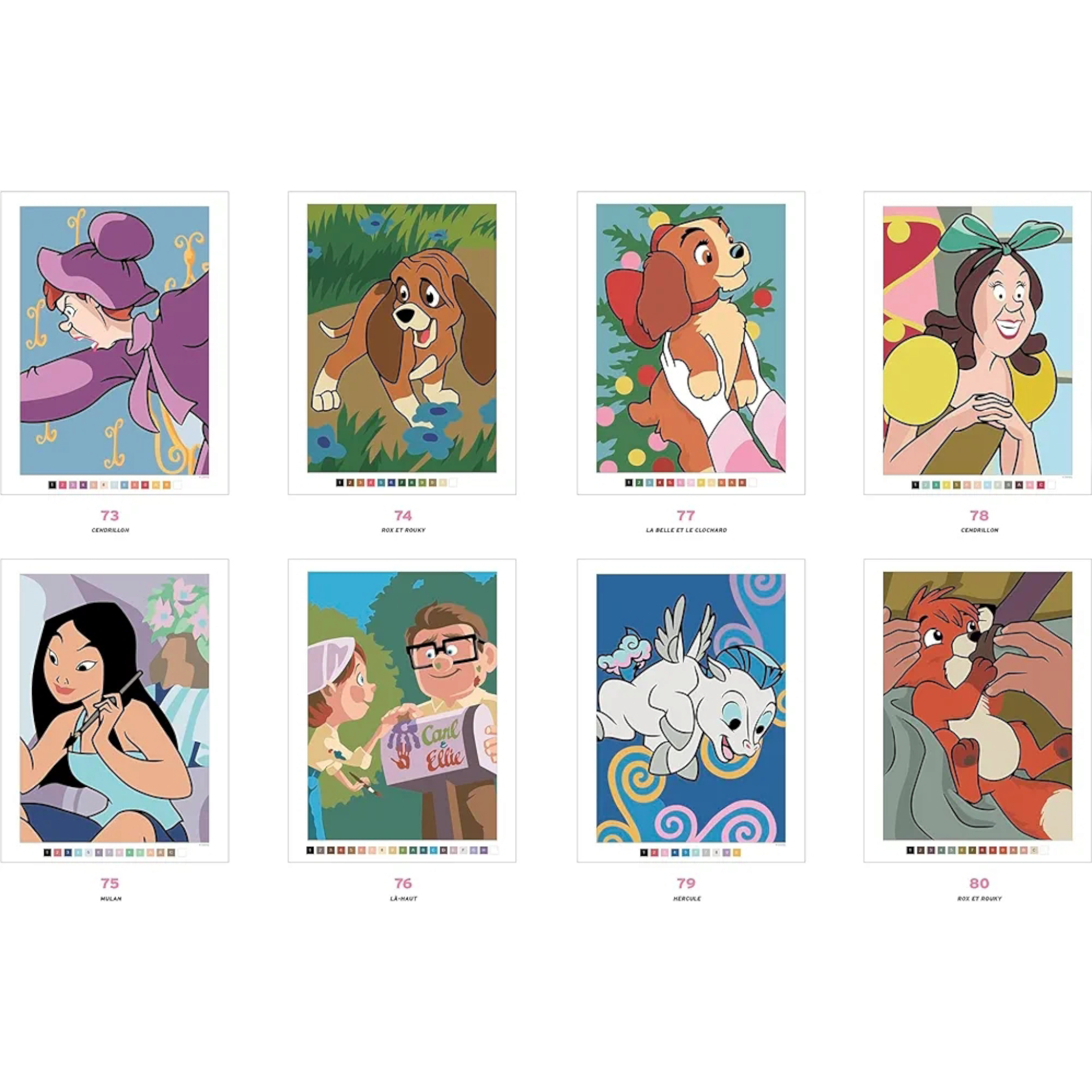 Livre de coloriages mystères Disney - Trompe l’œil Babies - Coloriages Art Thérapie - Hachette Heroes J'M T Créa