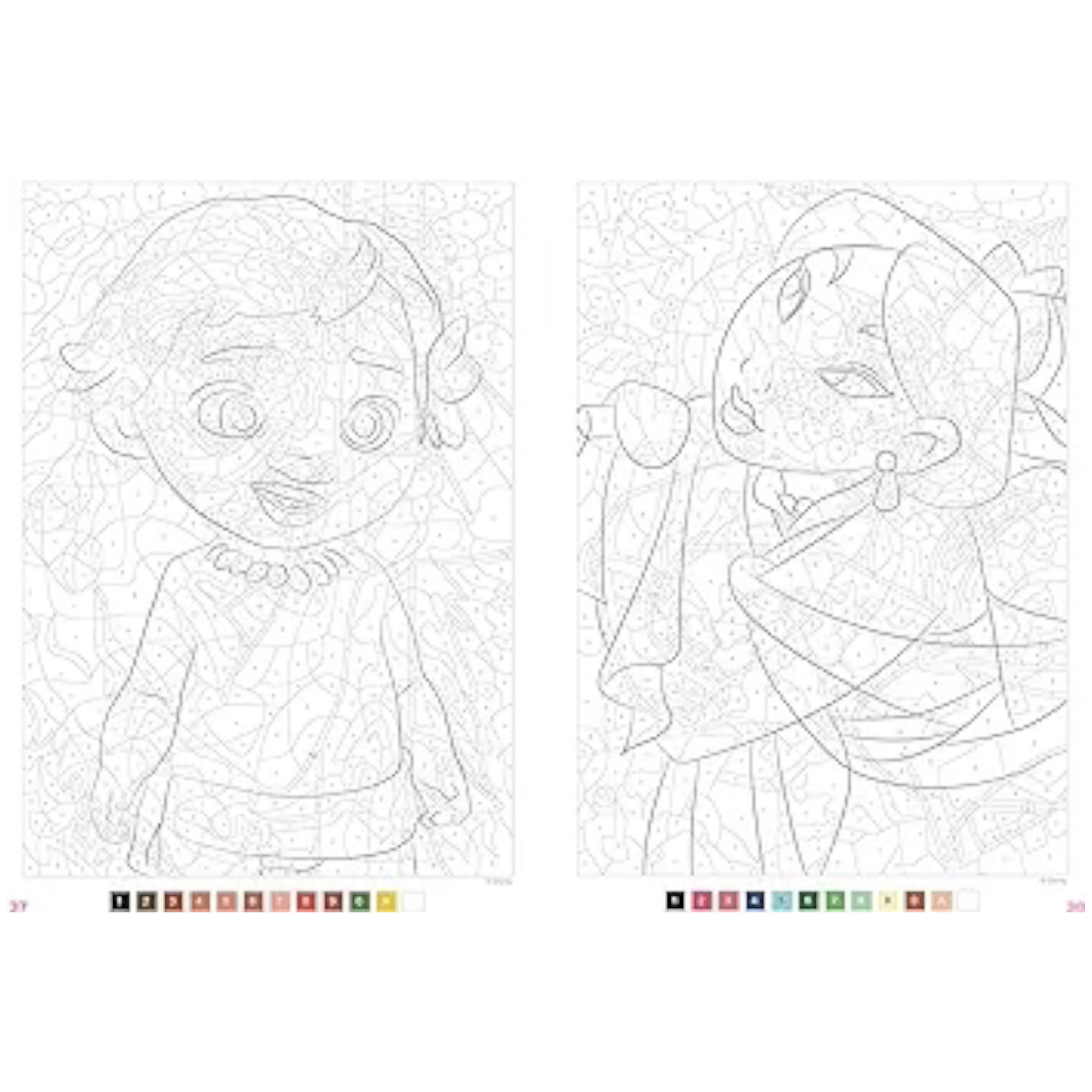 Livre de coloriages mystères Disney - Trompe l’œil Babies - Coloriages Art Thérapie - Hachette Heroes J'M T Créa