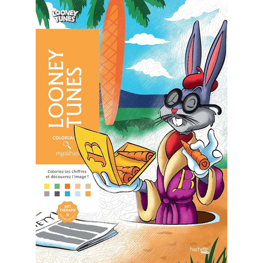 Livre de coloriages mystères Looney Tunes - Coloriages Art Thérapie - Hachette Heroes J'M T Créa