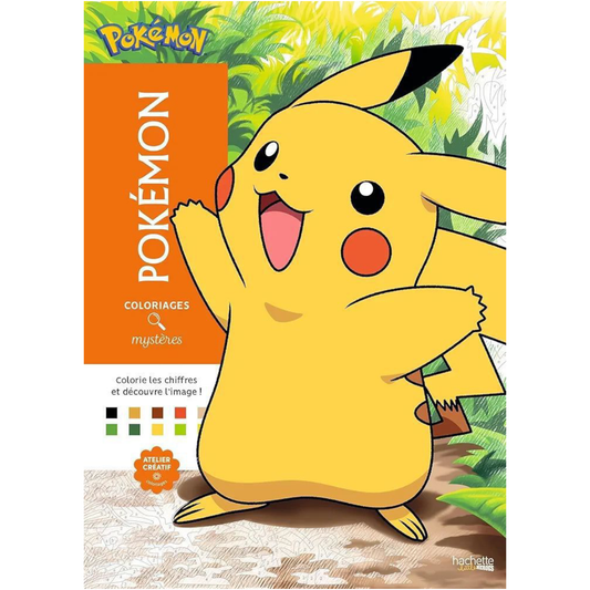 Livre de coloriages mystères - Pokémon - Coloriages Art Thérapie - Hachette Heroes J'M T Crea