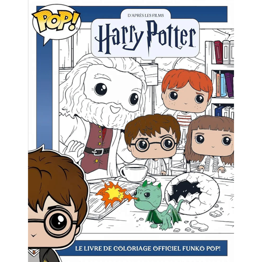 Livre de coloriages officiel Funko Pop - Funko Harry Potter - Coloriages Art Thérapie - Hachette Heroes J'M T Créa