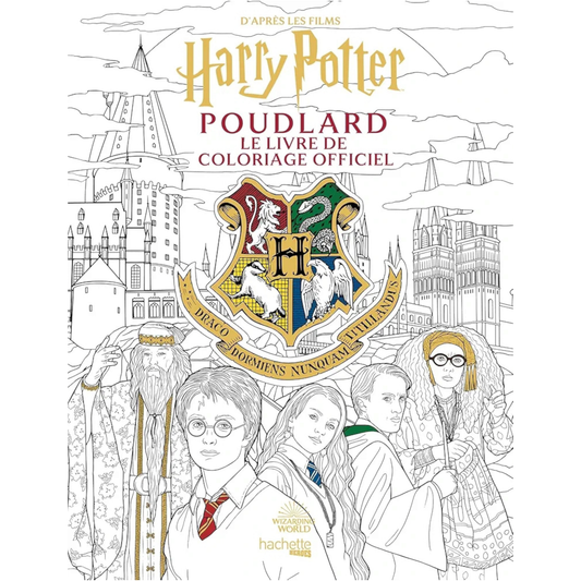 Livre de coloriages officiel Harry Potter - Poudlard - Coloriages Art Thérapie - Hachette Heroes J'M T Créa