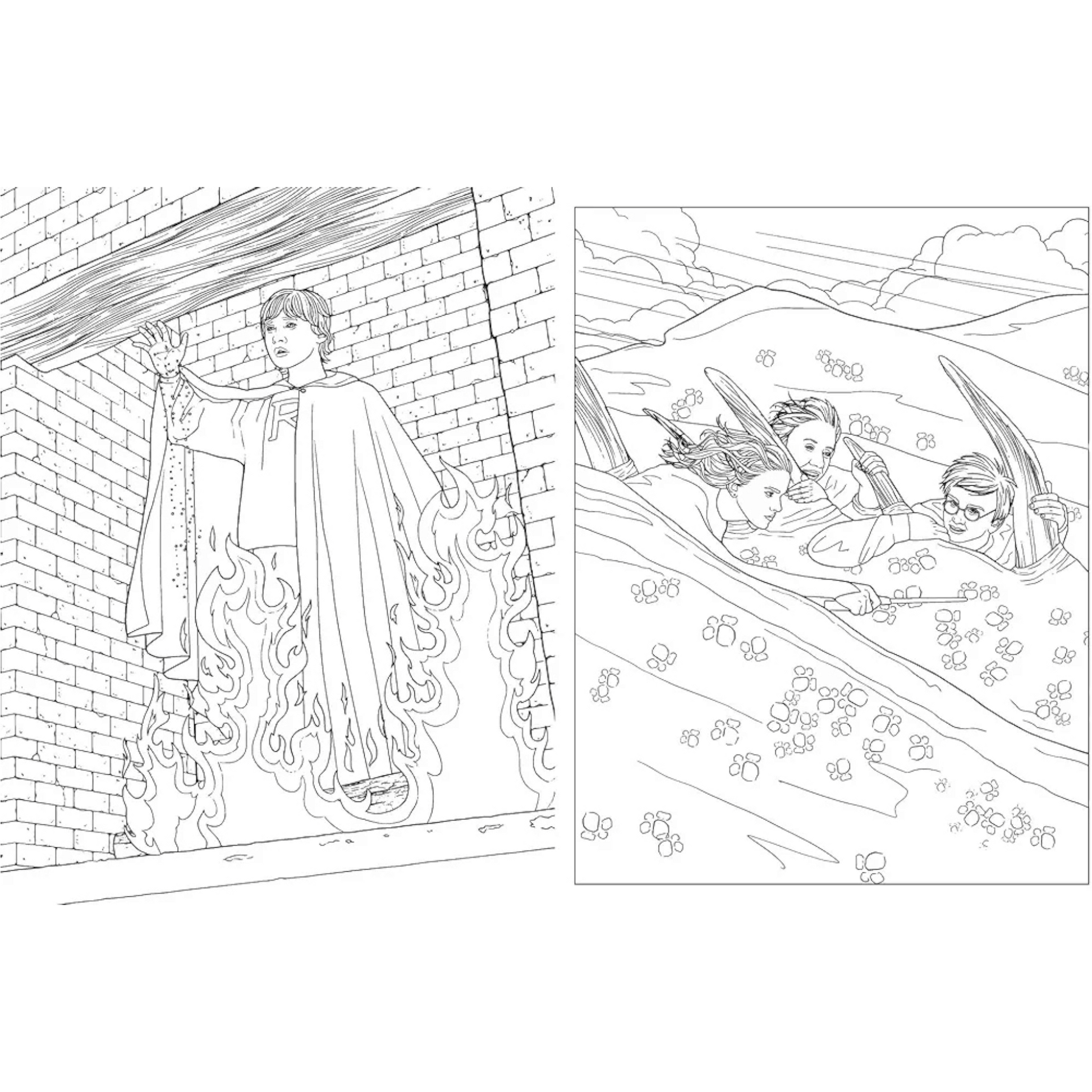 Livre de coloriages officiel Harry Potter - Voyages Magiques - Coloriages Art Thérapie - Hachette Heroes J'M T Créa