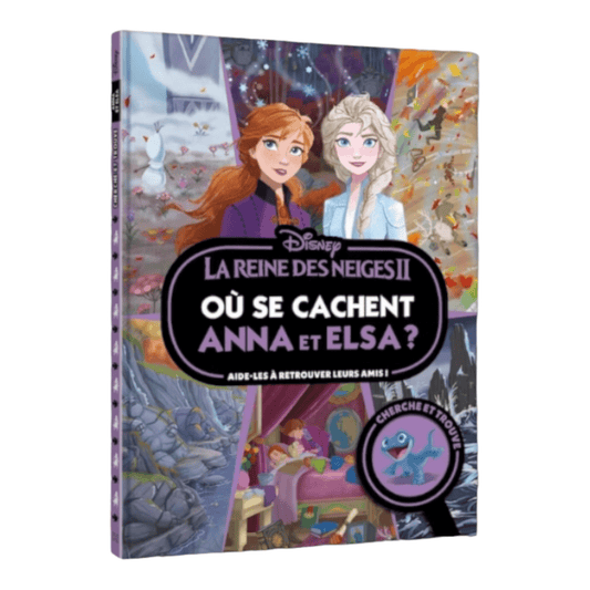 Livre - Où se cachent Anna et Elsa ? - Cherche et trouve - Disney - Hachette Jeunesse J'M T Créa