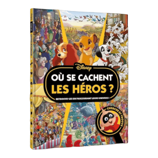 Livre - Où se cachent les héros ? - Cherche et trouve - Disney - Hachette Jeunesse J'M T Créa