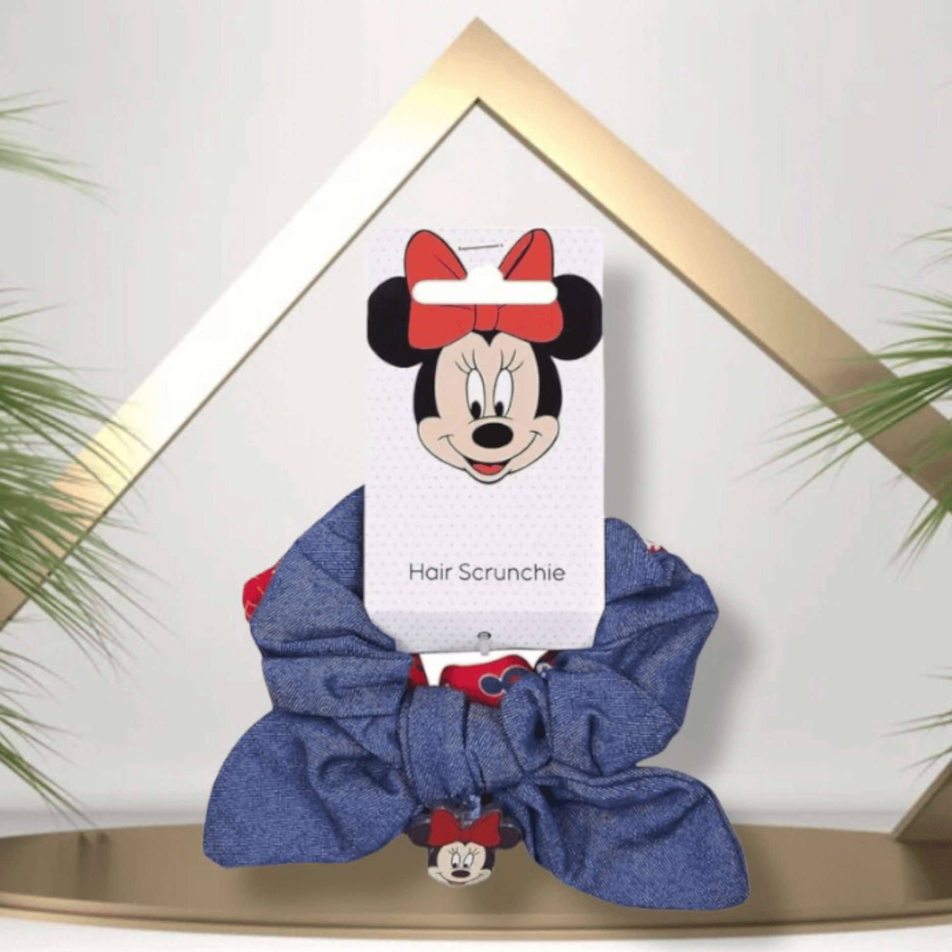 Lot de 2 Chouchous / Scrunchies - Minnie - Disney J'M T Créa