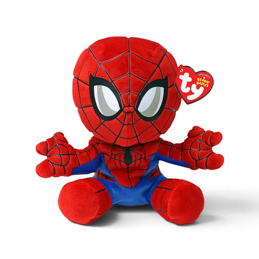 MARVEL - Peluche souple 15cm Spiderman - TY J'M T Créa