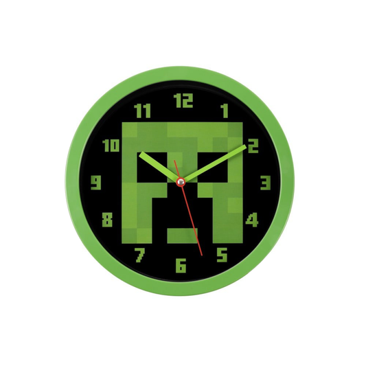 Minecraft - Creeper - Horloge Murale 25 cm - Peershardy J'M T Créa