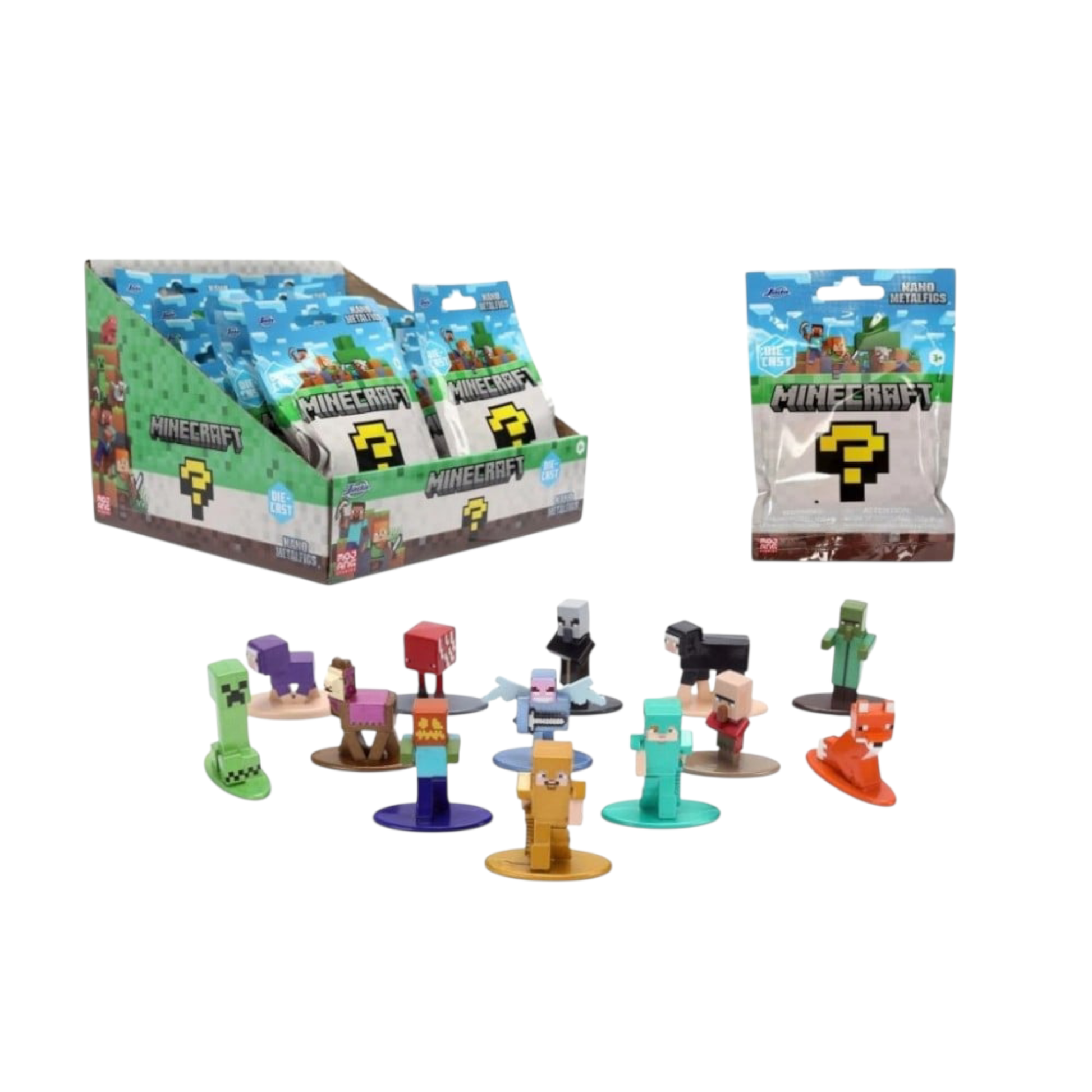 MINECRAFT - Figurine Nano Mystery - à l'unité - 13 modèles à collectionner - Jada Toys J'M T Créa