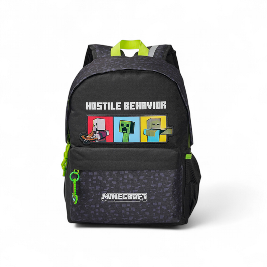MINECRAFT - Hostil Behavior - Sac à dos '42.5x31x13.5cm' - CYP J'M T Créa