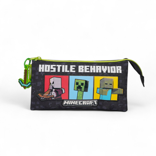MINECRAFT - Hostil Behavior - Trousse triple - CYP J'M T Créa
