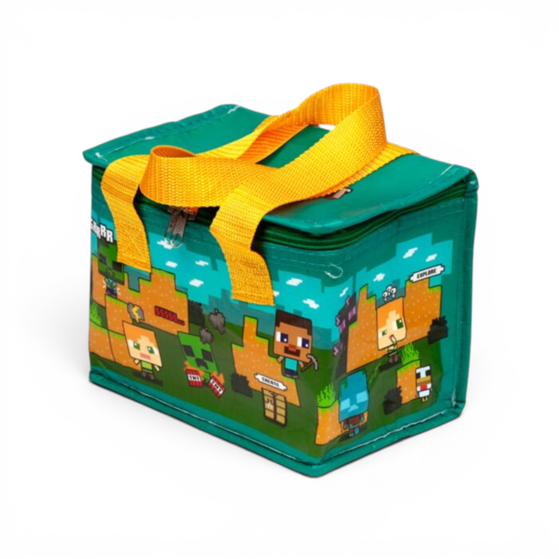 MINECRAFT - Sac isotherme RPET - Sac à déjeuner Steve & Alex - Puckator J'M T Créa