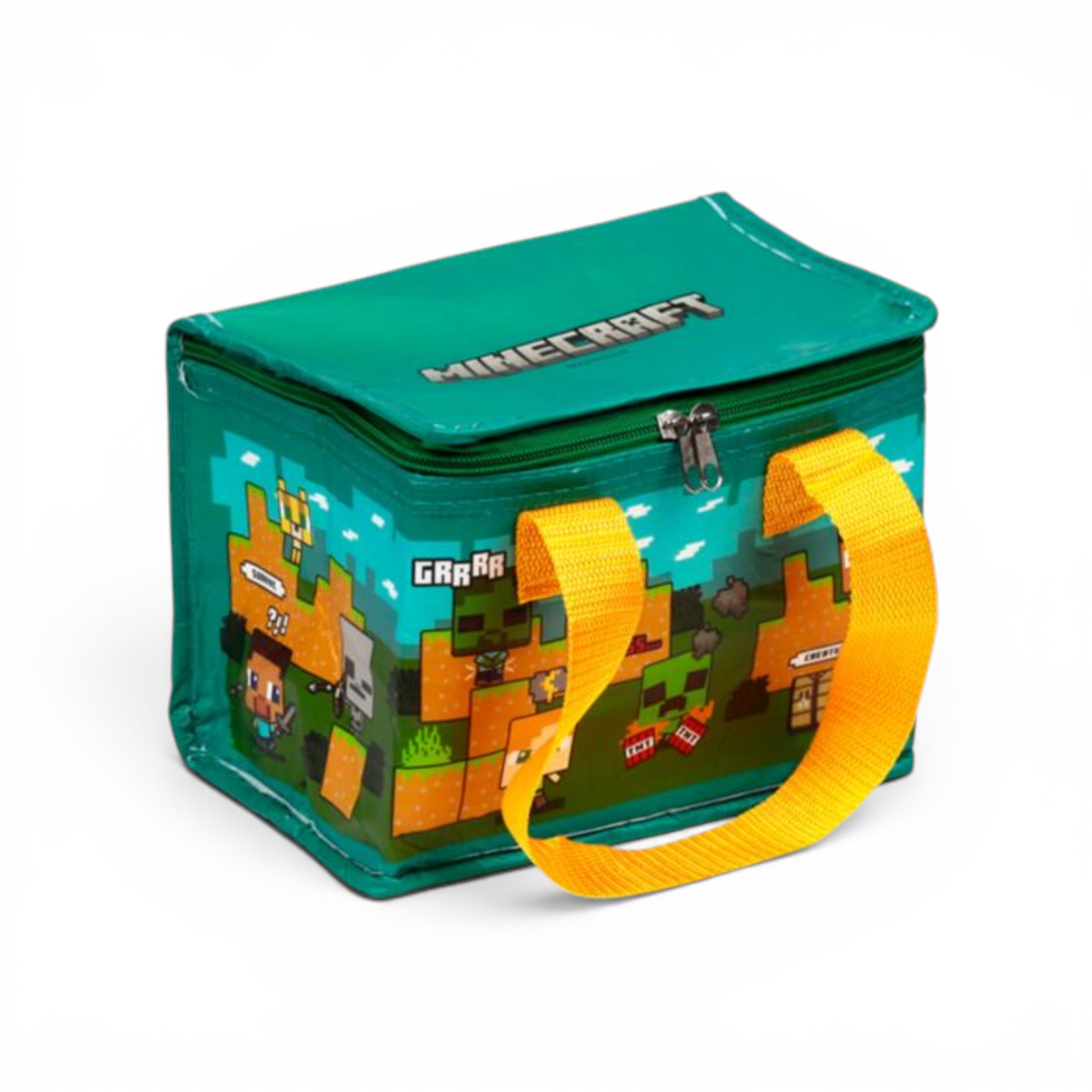 MINECRAFT - Sac isotherme RPET - Sac à déjeuner Steve & Alex - Puckator J'M T Créa