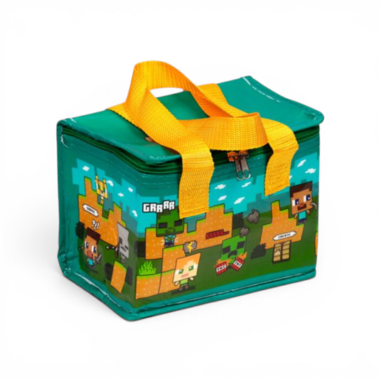 MINECRAFT - Sac isotherme RPET - Sac à déjeuner Steve & Alex - Puckator J'M T Créa