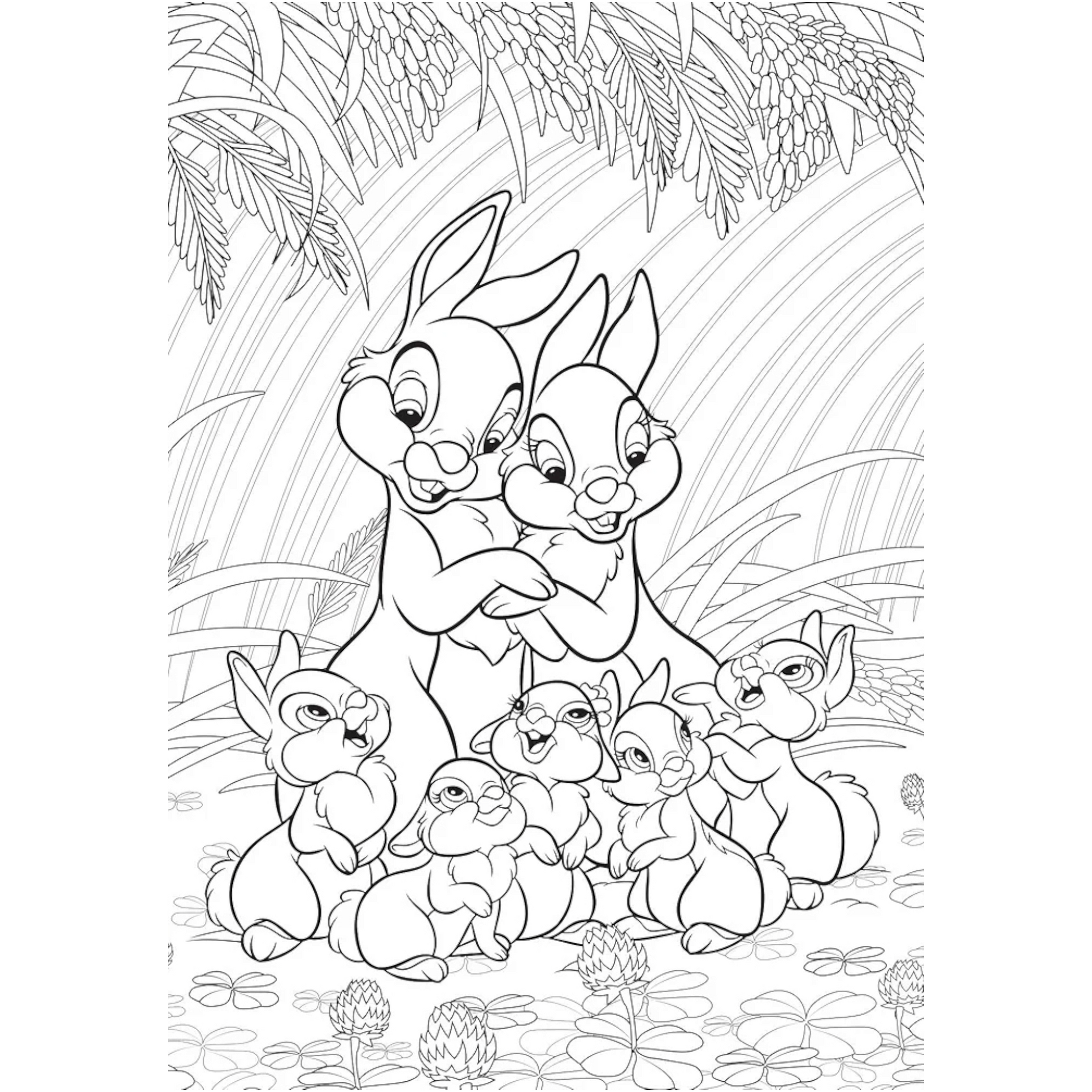 Mini bloc de coloriages Disney - En famille - Coloriages Art Thérapie - Hachette Heroes J'M T Créa