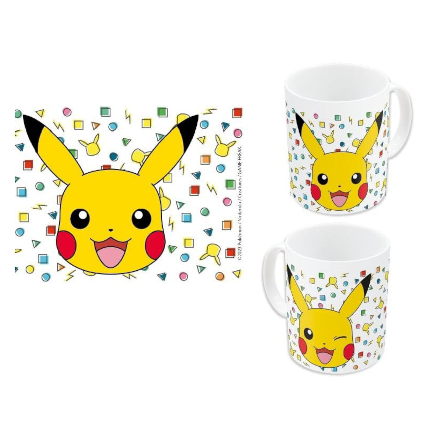 Mug en céramique 325 ml - Confetti - Pokémon J'M T Crea