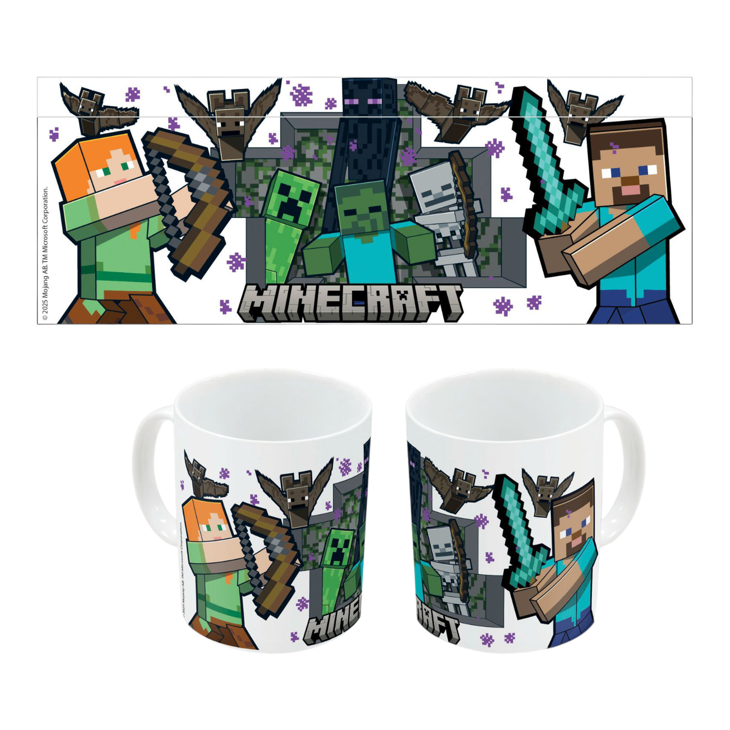 Mug en céramique 325 ml - Survival Mode - Minecraft J'M T Crea