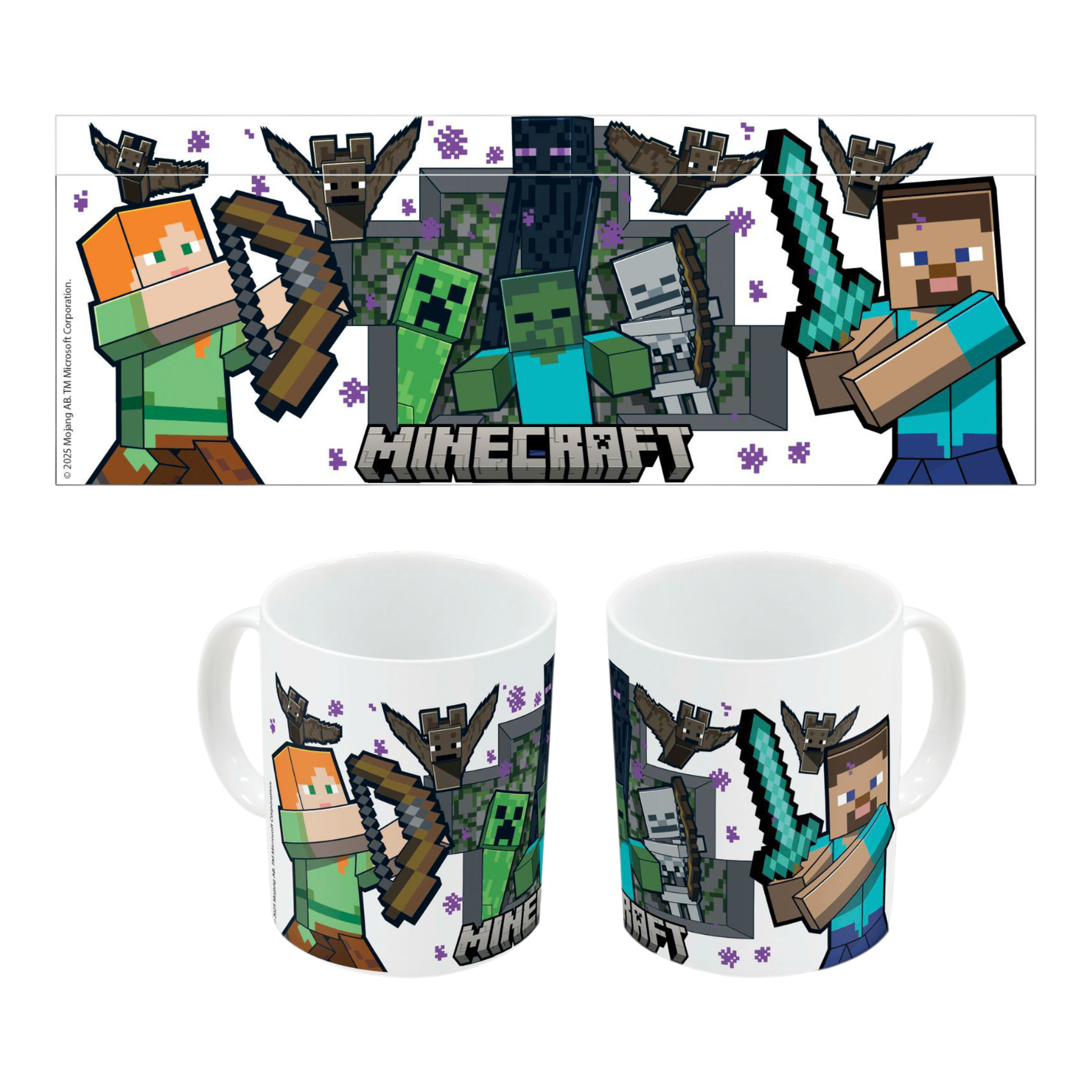 Mug en céramique 325 ml - Survival Mode - Minecraft J'M T Crea