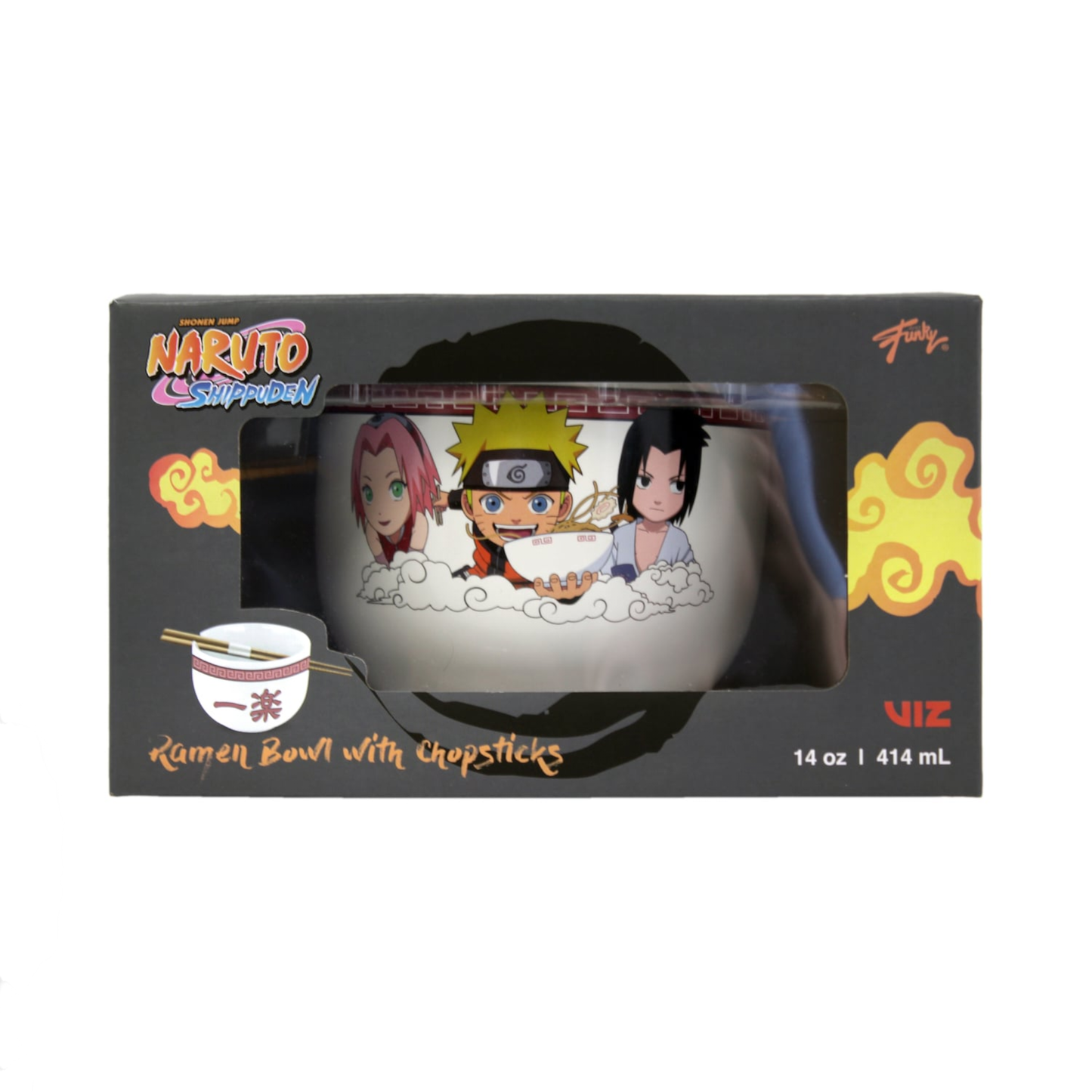 NARUTO - Bol à Ramen avec Baguette 414ml - Team Seven - Just Funky J'M T Créa