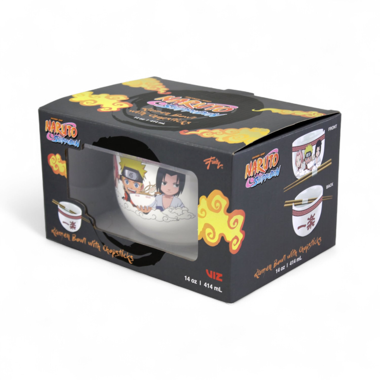 NARUTO - Bol à Ramen avec Baguette 414ml - Team Seven - Just Funky J'M T Créa