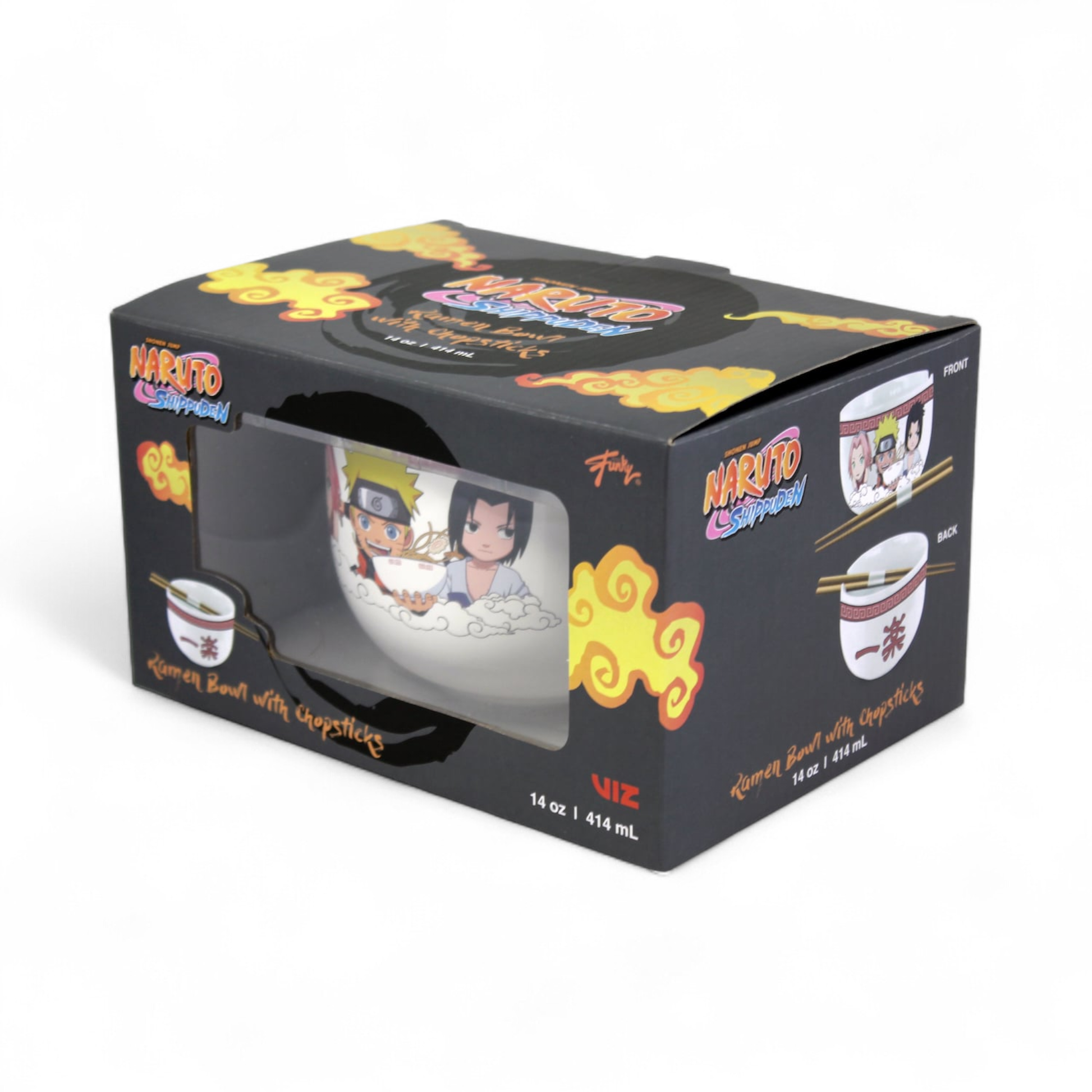 NARUTO - Bol à Ramen avec Baguette 414ml - Team Seven - Just Funky J'M T Créa