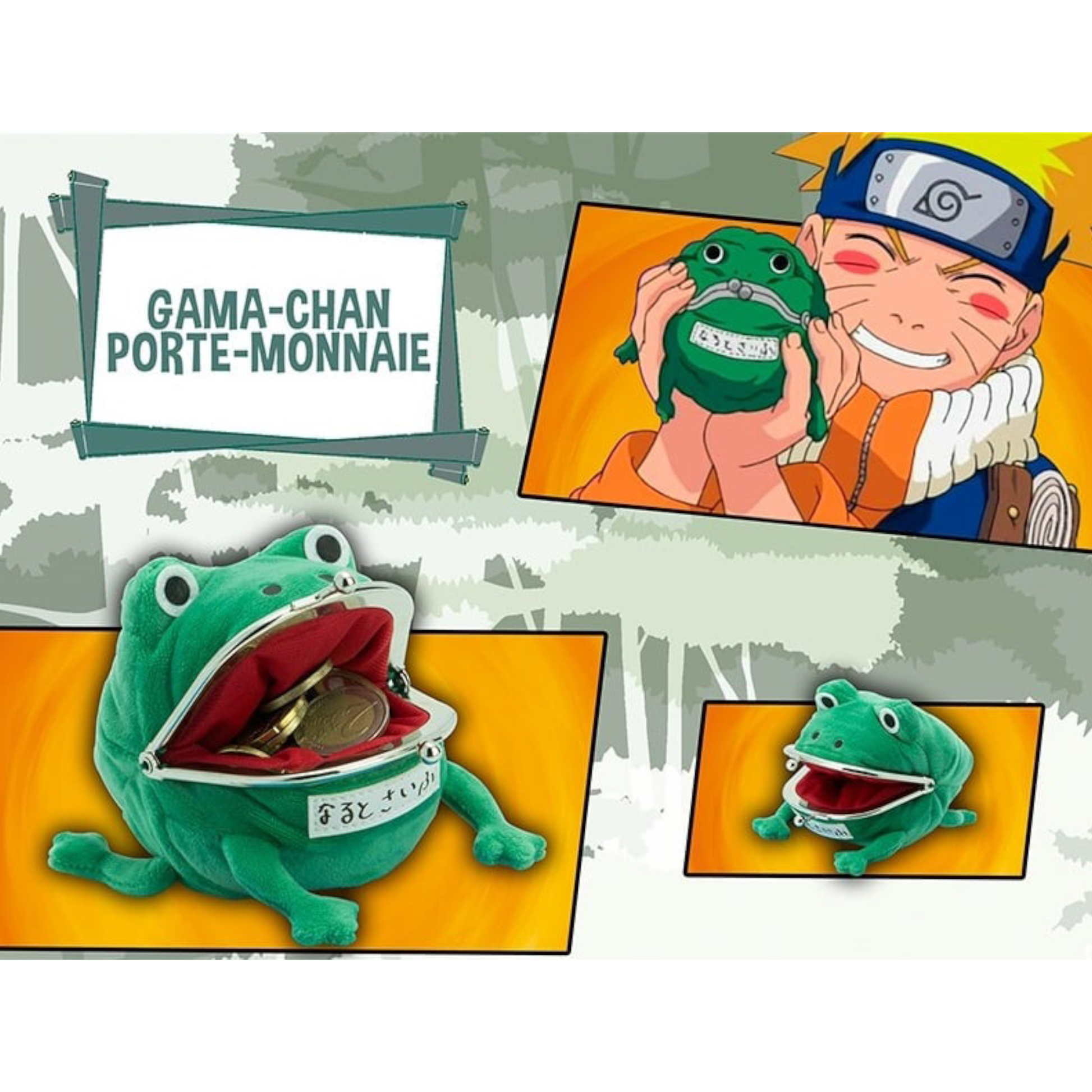 Naruto - Porte-monnaie réplique Gama-chan - ABYstyle J'M T Créa