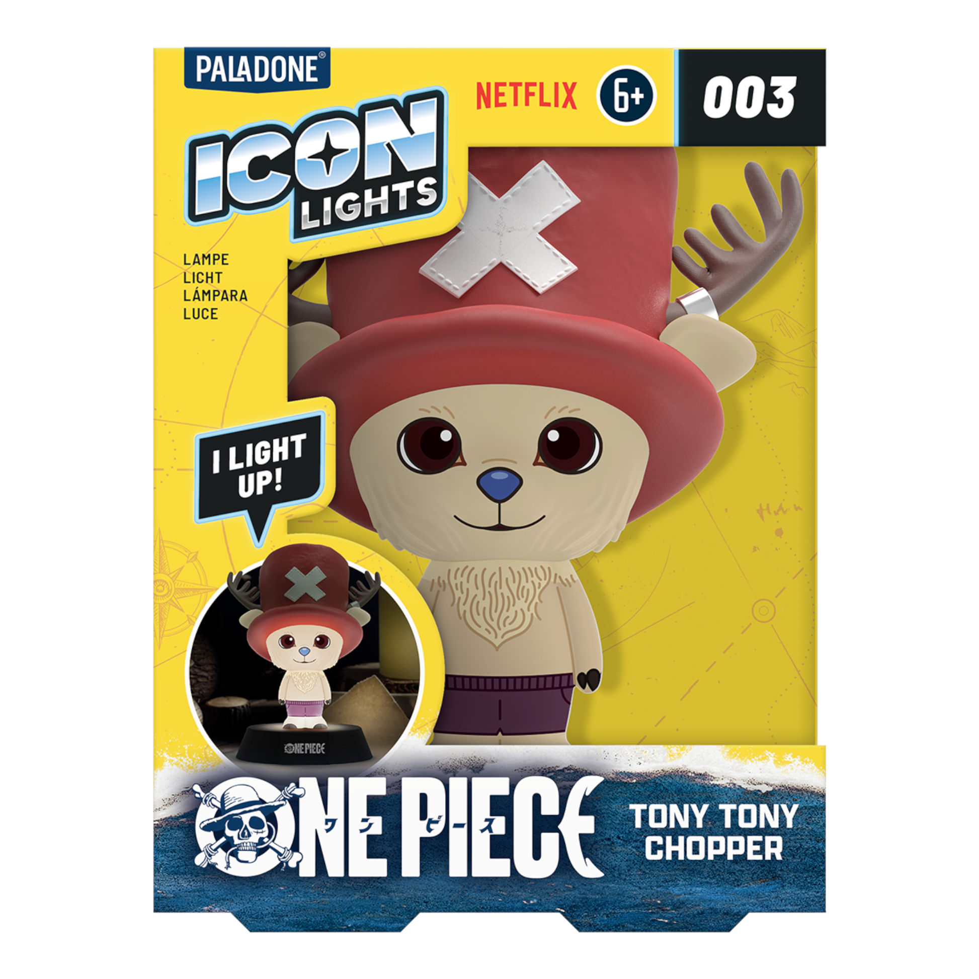 ONE PIECE NETFLIX - Chopper - Lampe Icon 11cm - Paladone J'M T Créa