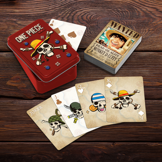 ONE PIECE NETFLIX - Jeu de cartes dans une boîte en métal - Paladone J'M T Créa