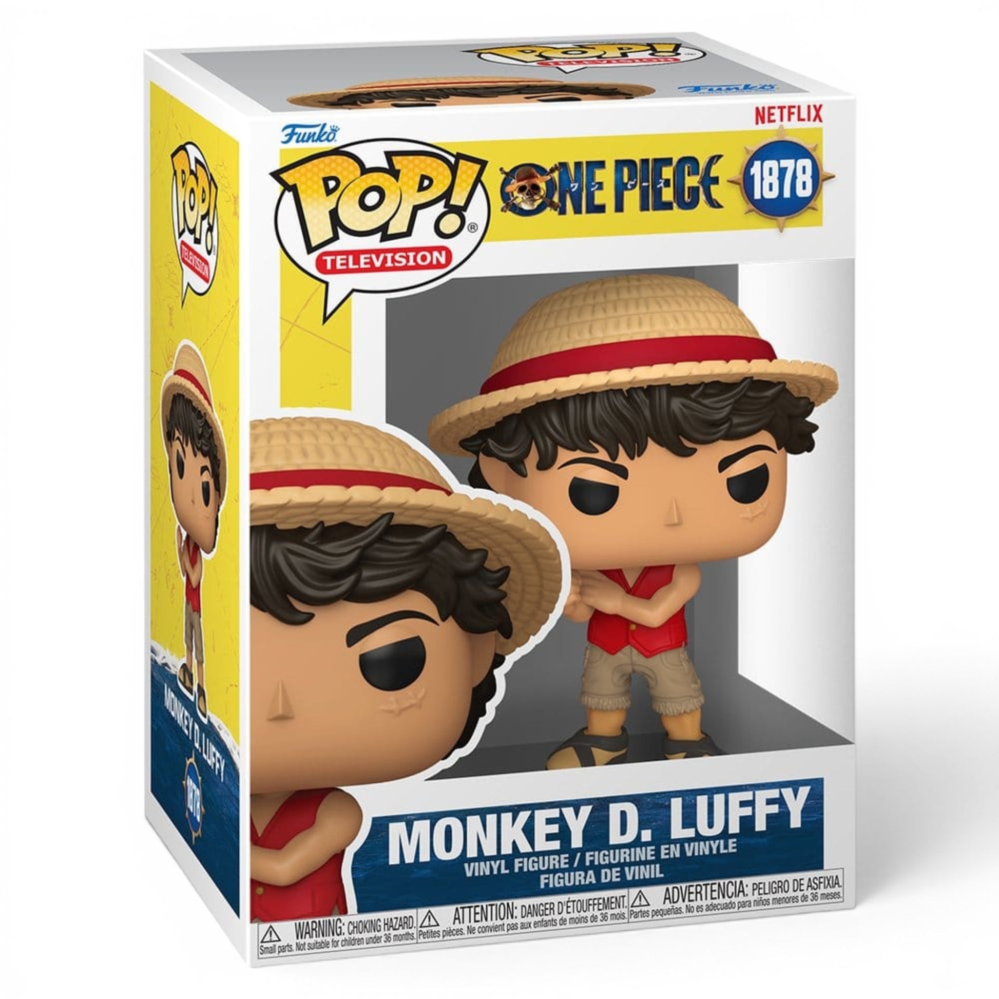 ONE PIECE NETFLIX - POP TV N°1878 - Monkey D. Luffy - Funko J'M T Créa