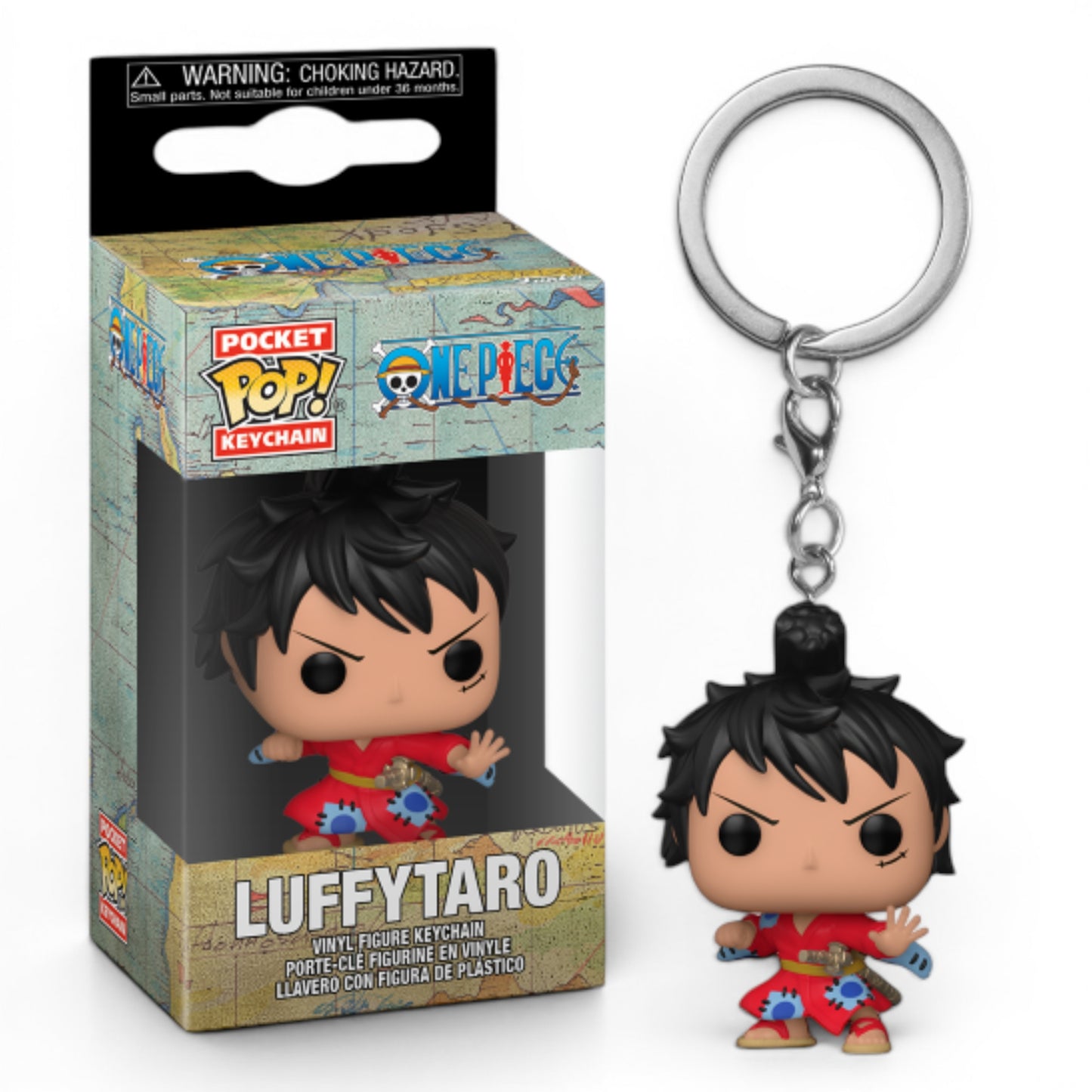 ONE PIECE - Pocket Pop Keychain - Luffy In Kimono - Funko J'M T Créa