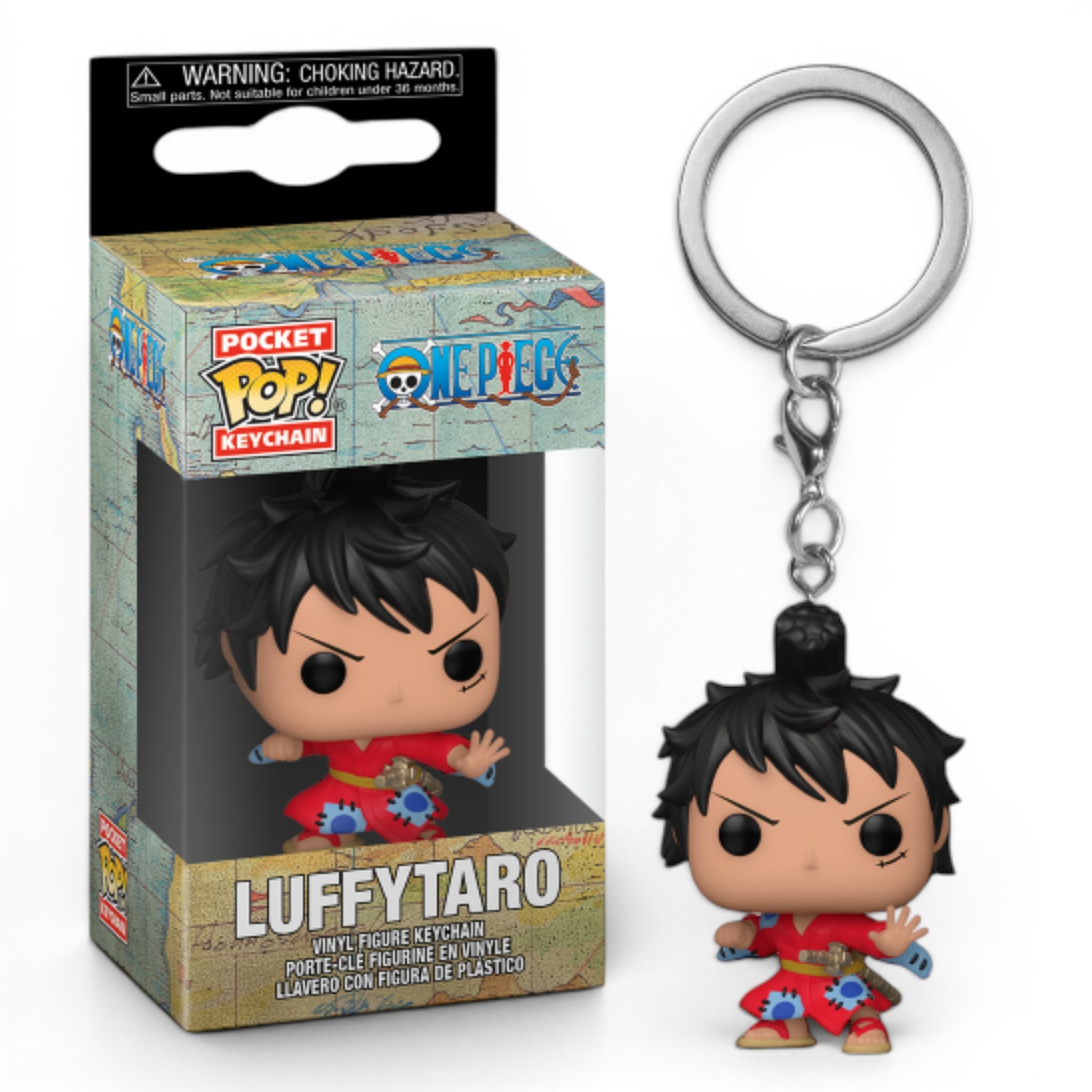 ONE PIECE - Pocket Pop Keychain - Luffy In Kimono - Funko J'M T Créa