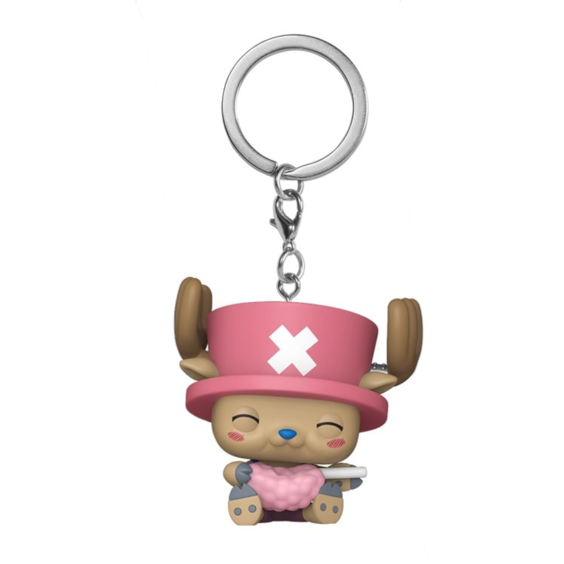 ONE PIECE - Pocket Pop Keychains - Chopper avec barbe à papa - Funko J'M T Créa