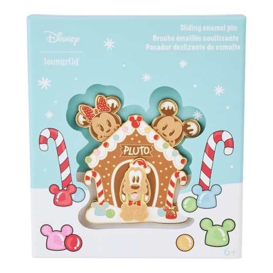 Pin's de collection - Collector Box Pin - Gingerbread Pluto House - Disney - Loungefly J'M T Créa