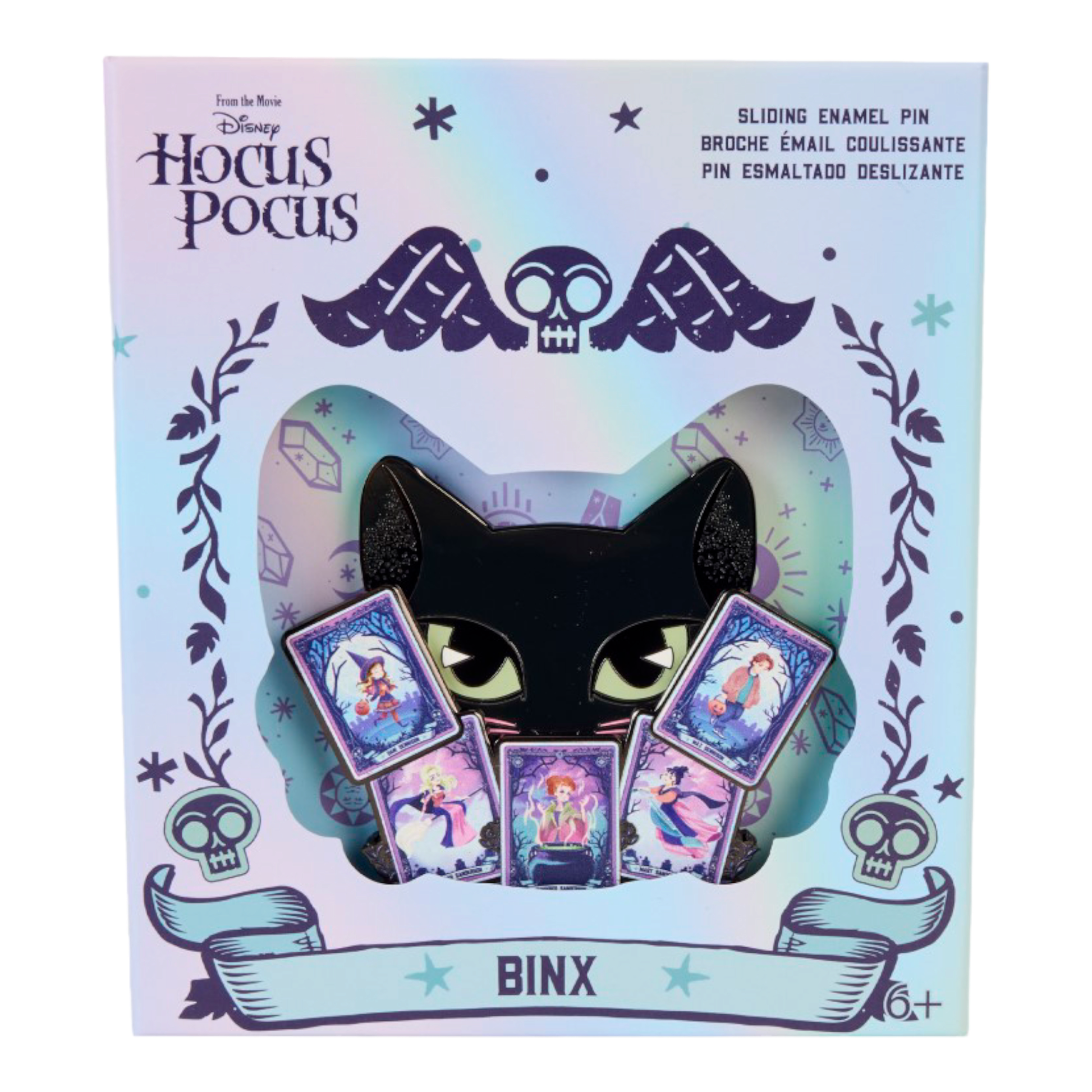 Pin's de collection - Collector Box Pin - Hocus Pocus - Tarot Binx Gitd - Disney - Loungefly J'M T Créa