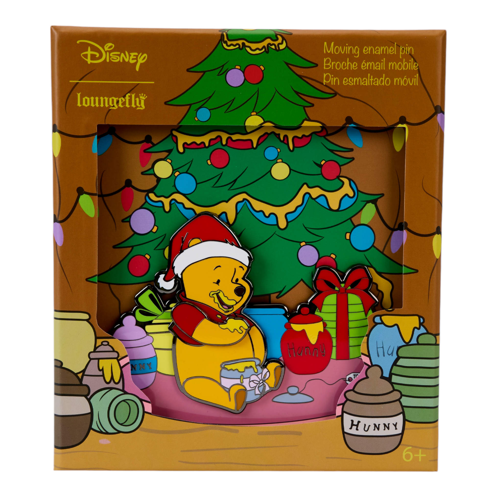 Pin's de collection - Collector Box Pin - Winnie The Pooh Honey Present Moving - Disney - Loungefly J'M T Créa