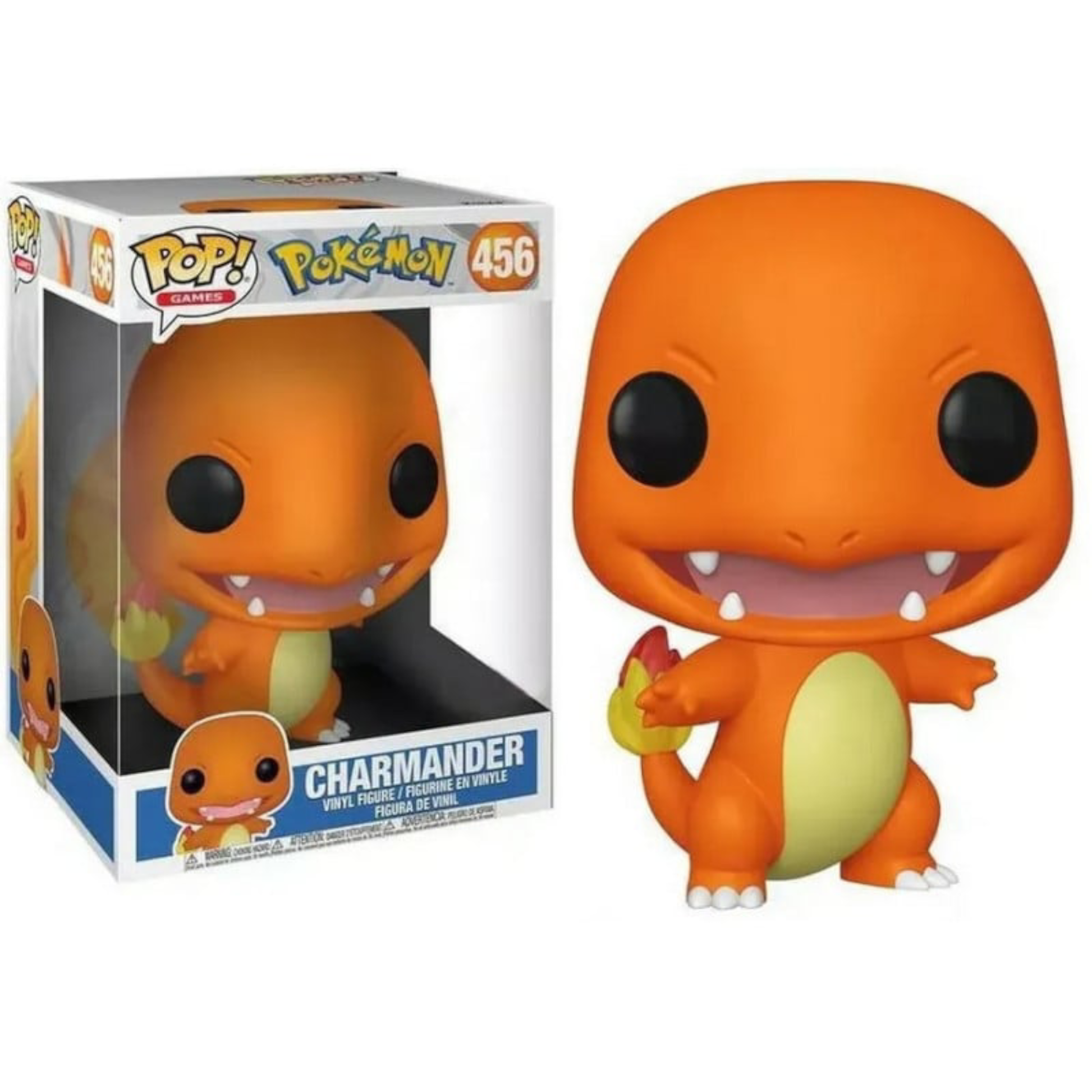 Pokémon - Pop Jumbo 10" N°456 - Salamèche - Funko J'M T Créa