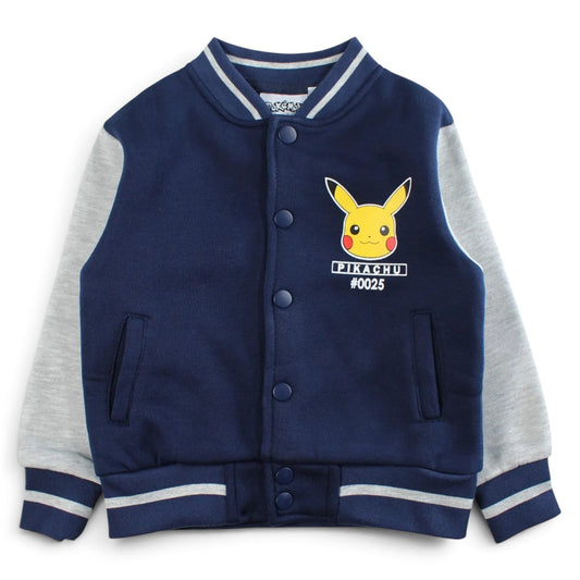 POKÉMON - Veste style teddy bleu marine Pikachu J'M T Créa