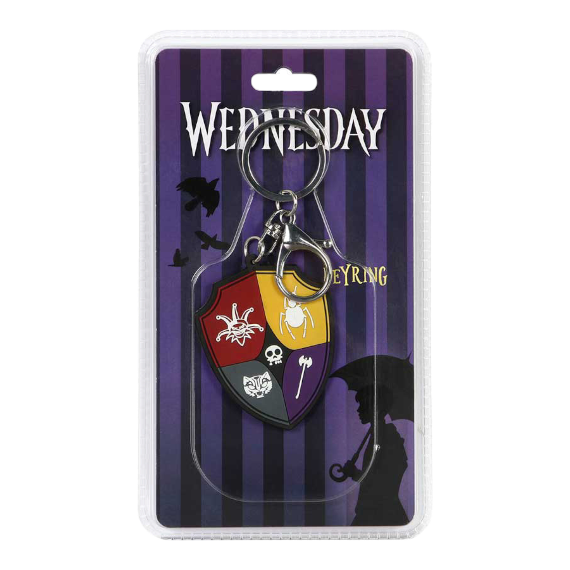 Porte-clés - Brand Wednesday Crest - Mercredi - Karactermania J'M T Créa