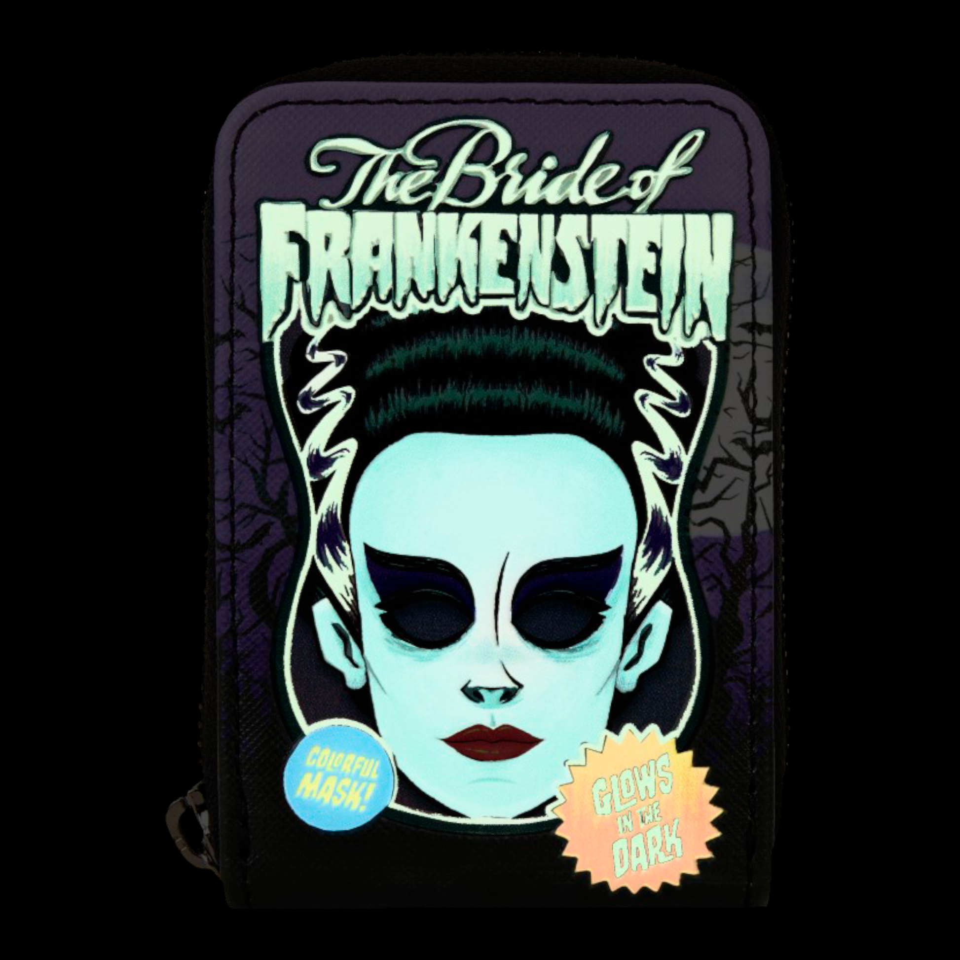 Portefeuille - Bride Of Frankenstein Neon Mask - Universal Monsters - Loungefly J'M T Créa