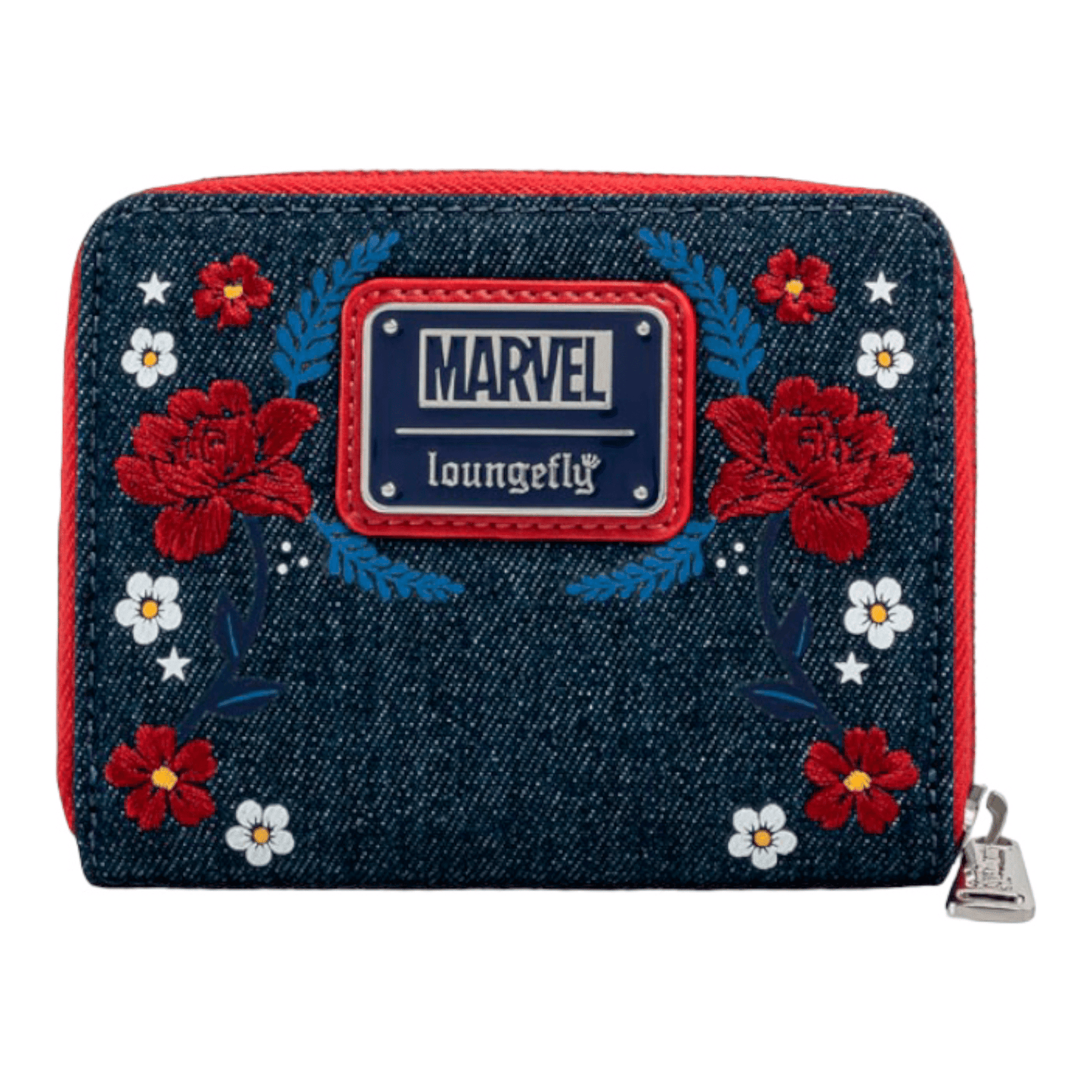 Portefeuille - Captain America 80Th Anniversary Floral Sheild - Marvel - Loungefly J'M T Créa