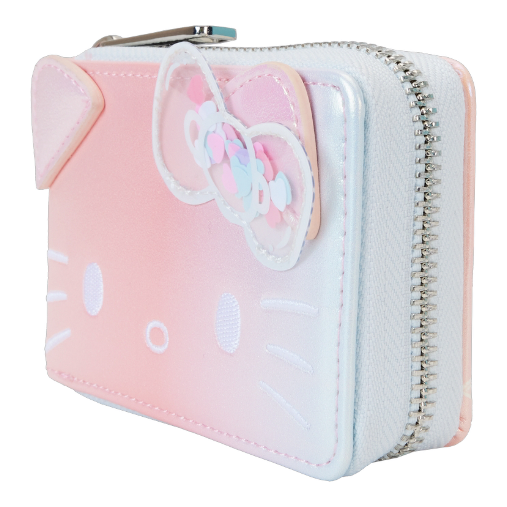 Portefeuille - Hello Kitty 50Th Anniversary Clear & Cute Accordion Zip - Sanrio - Loungefly J'M T Créa