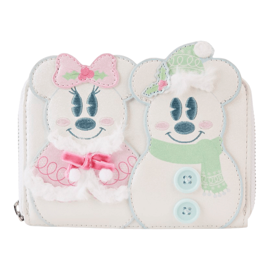 Portefeuille - Mickey & Minnie - Pastel Snowman - Disney - Loungefly J'M T Créa