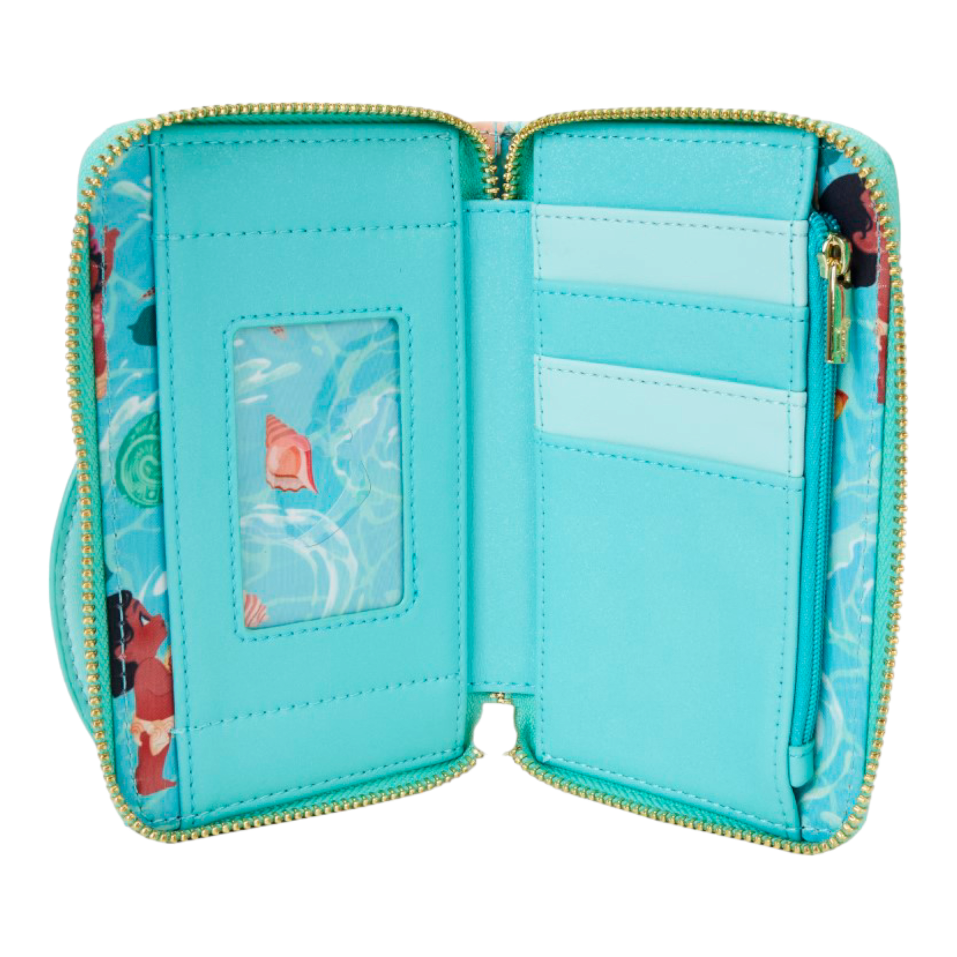 Portefeuille - Moana Ocean Waves Zip - Vaiana - Disney - Loungefly J'M T Créa