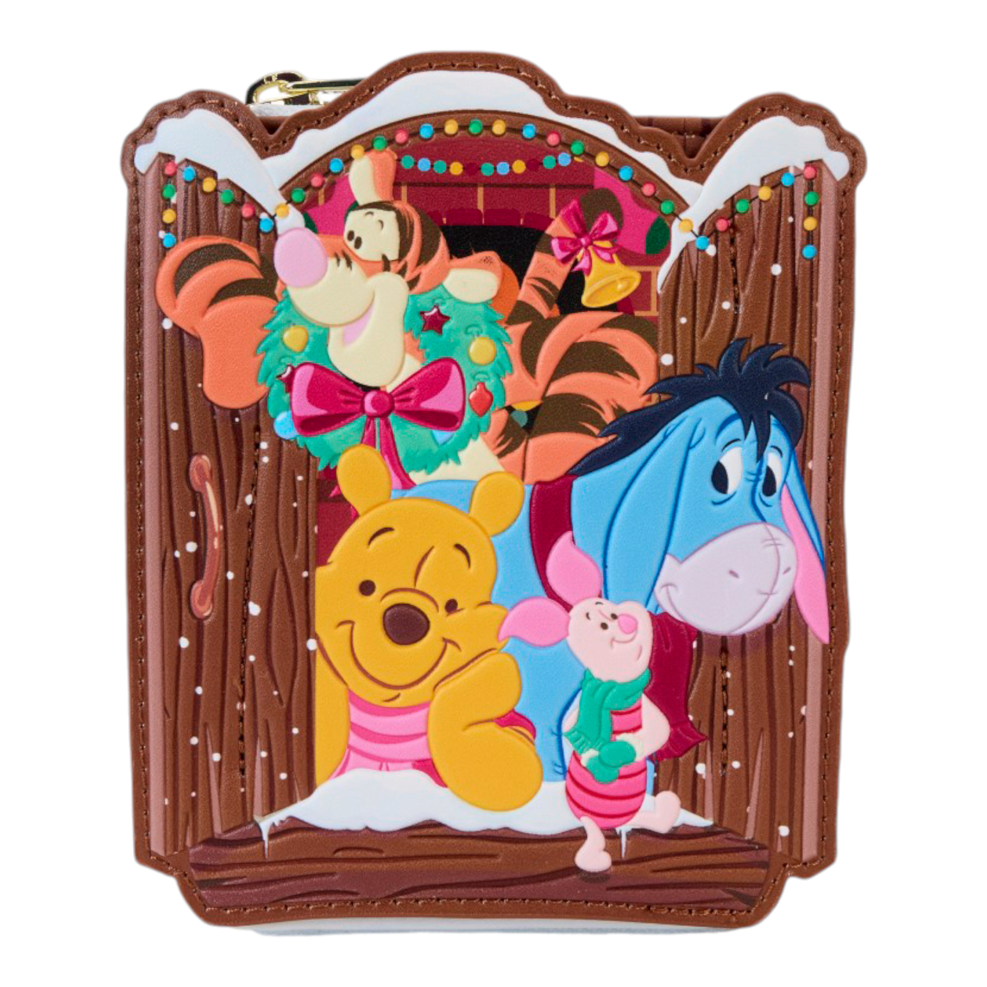 Portefeuille - Winnie The Pooh Holiday Scene Pooh And Friends - Disney - Loungefly J'M T Créa