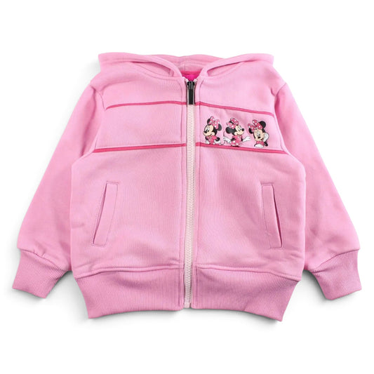 MINNIE - Veste à capuche rose pâle Minnie Mouse Disney