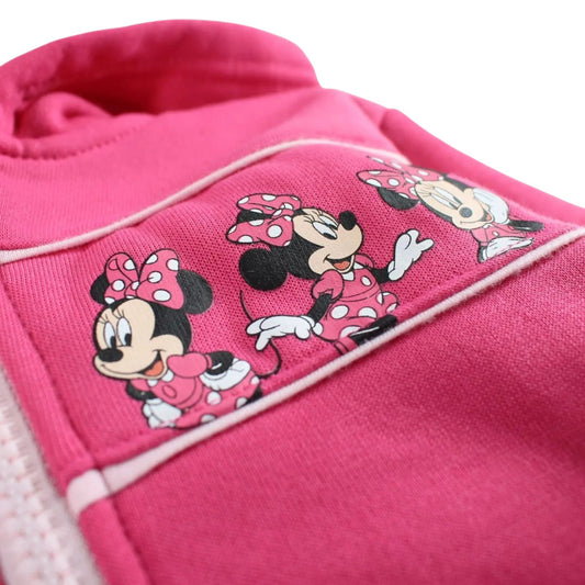 MINNIE - Veste à capuche rose Fushia Minnie Mouse Disney